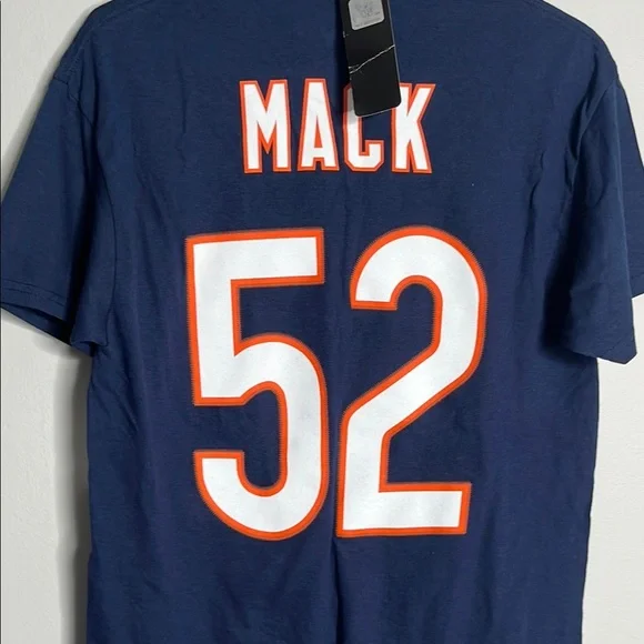 Blue Jersey Shirt with Team Logo Chicago Bears Khalil Mack - Picture 4 of 4